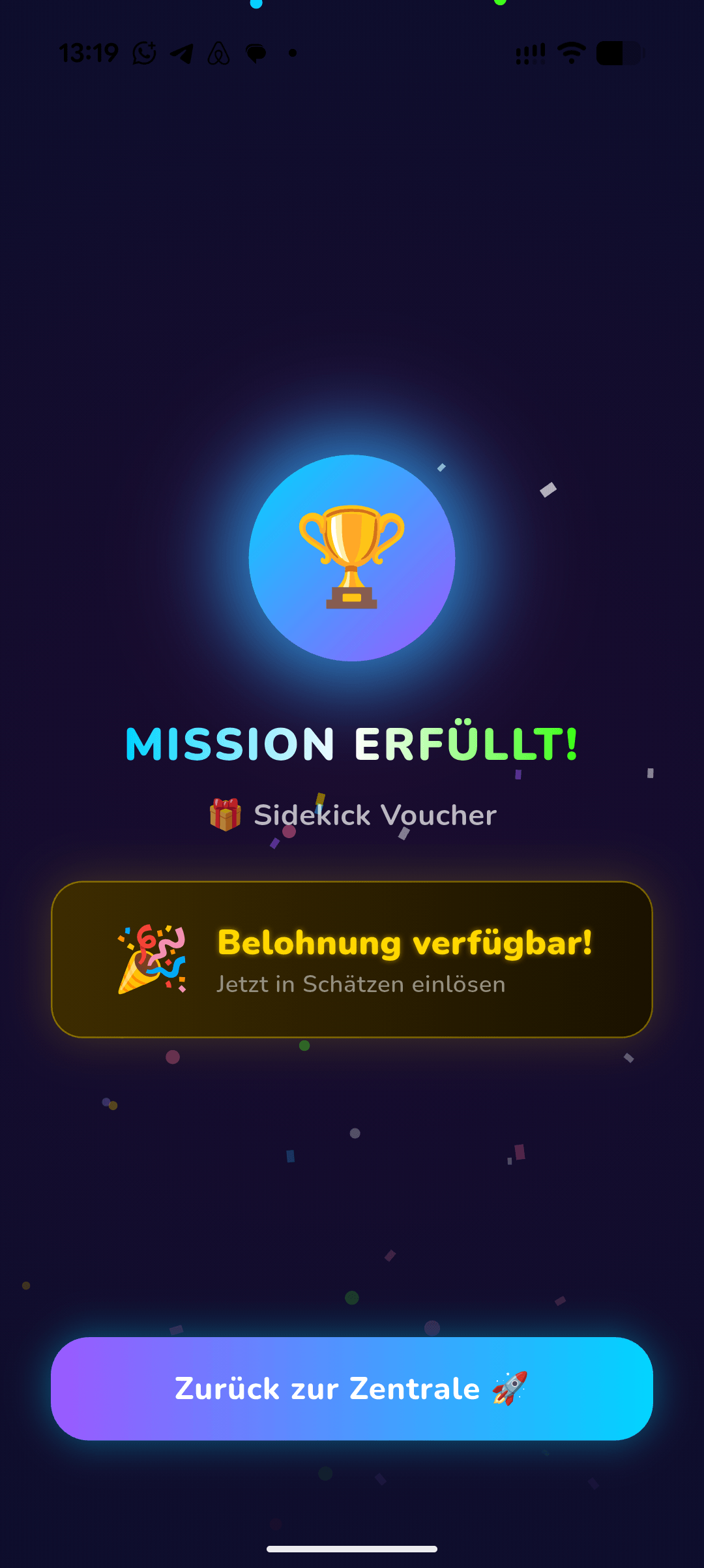 CosmoCrew Kinder-Ansicht: Mission erfüllt
