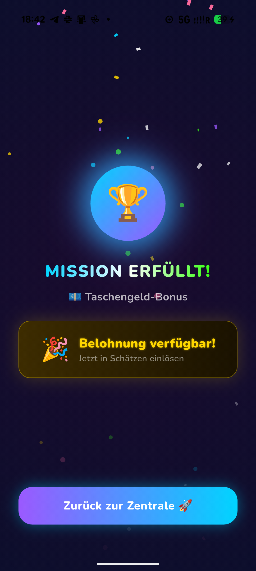 Belohnung in der Schatzkammer einlösen